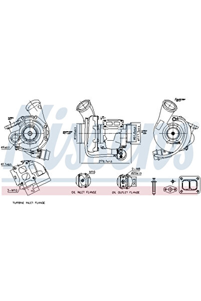 Nissens Compresor Sistem De Supraalimentare Scania G 1/K - Series/Omniexpress