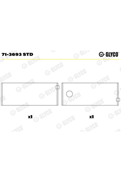 GLYCO Cuzineti Biela Mercedes-Benz Model/Sk