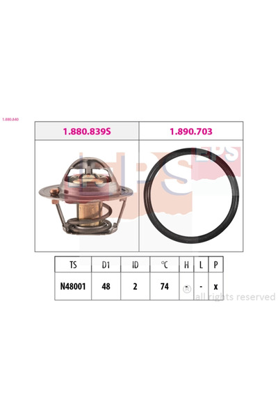 Eps Termostat Lichid Racire Ford Focus 1/Puma