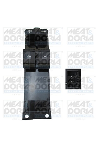 MEATDORIA Comutator Macara Geam Fata Stanga Seat Toledo 2 Vw Bora 1/Golf 4/Pa...