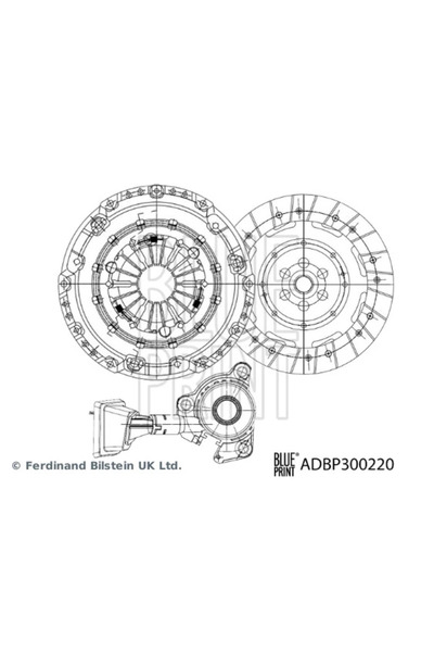 BLUE PRİNT Set Ambreiaj Citroen Berlingo Autoutilitara/Limuzina Spatioasa/Ber...