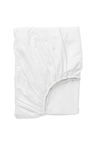 IKEA Cearșaf cu elastic DVALA, alb, 180 x 200 cm