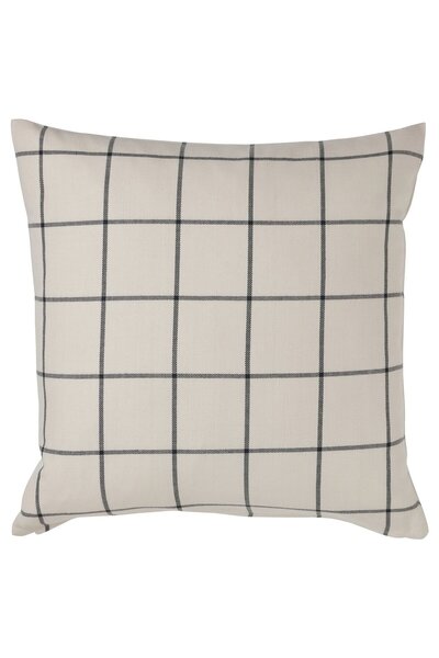 IKEA Față de pernă SPIKKLUBBA, alb murdar/negru, 50 x 50 cm