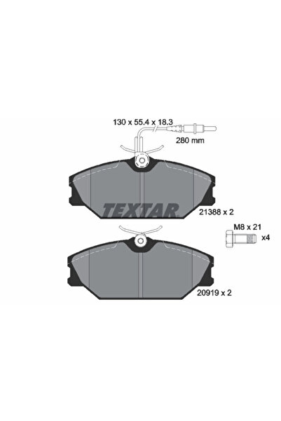 Krieger Set Placute Frana Frana Disc Renault 25/Espace 2/Laguna 1