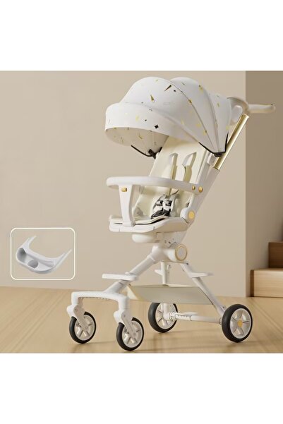 Arabest Foldable baby stroller, suitable for baby travel, with adjustable can...