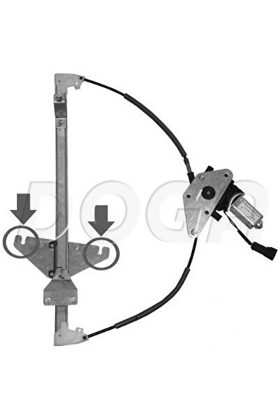 Doğa Mecanism Actionare Geam Fata Dreapta Jeep Cherokee