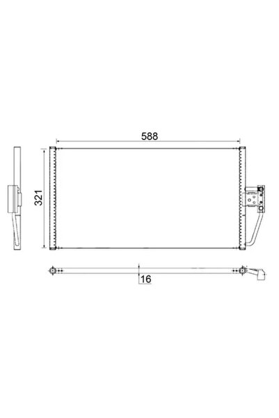 MAHLE Condensator Climatizare Bmw 5/7