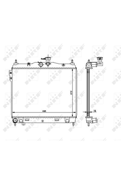 NRF Radiator Racire Motor Hyundai Getz