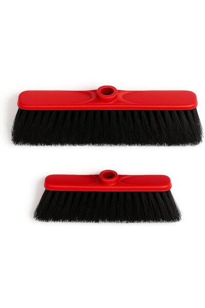 Other Floor Cleaning Brush Head Black Bristles Set of 2 Different Size Withou...