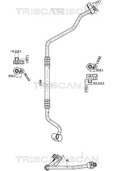 TRISCAN Conducta Presiune Variabila Aer Conditionat Vw Load Up/Up!