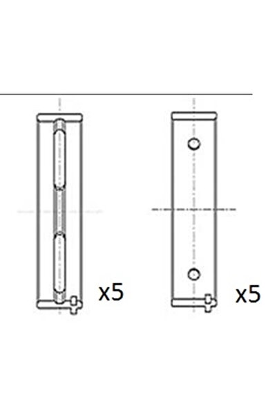 FAI AUTOPARTS Cuzineti Arbore Cotit Alfa Romeo 145/146/155 Fiat 10 1/9/Barche...