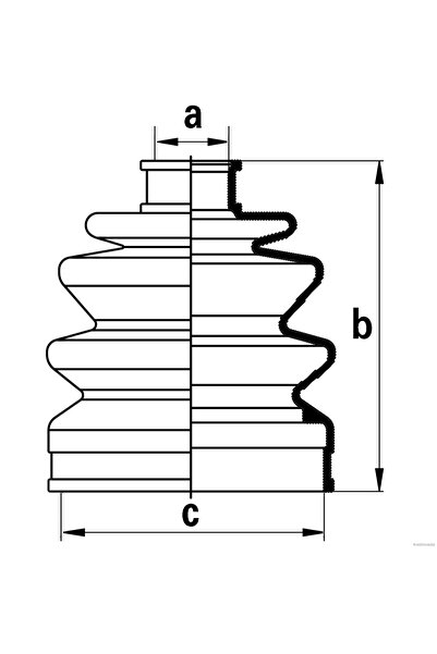 HERTH BUSS JAKOPARTS Ansamblu Burduf Articulatie Planetara Hyundai Galloper 2...