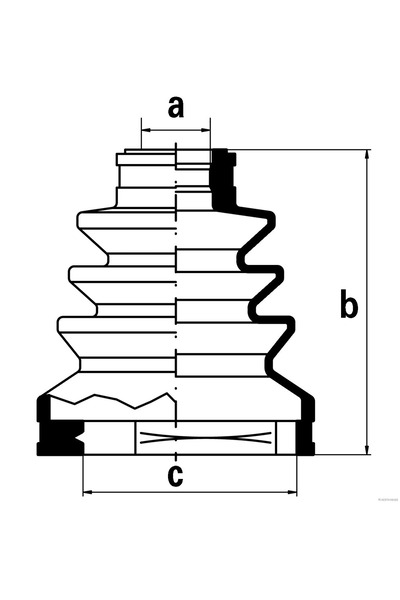 HERTH BUSS JAKOPARTS Ansamblu Burduf Articulatie Planetara Nissan 200SX/240SX...