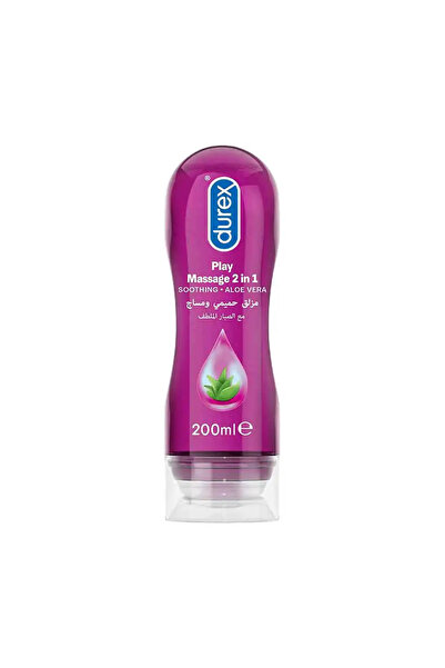 Durex بلاي أوريجينال مساج 2 في 1 جل مهدئ بخلاصة الصبار - 200 مل