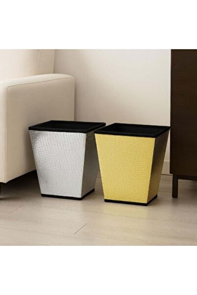 genernic سلة مهملات قابلة للطي بتصميم مبتكر - تصميم أنيق للمنزل باللونين الفض...