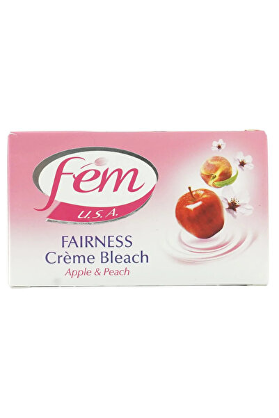 Fem كريم تفتيح البشرة بنكهة التفاح والخوخ - 100 غرام