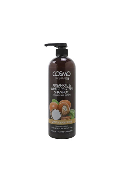 Cosmo Hair Naturals With Argan Oil And Wheat Protein Shampoo for strengthens ...