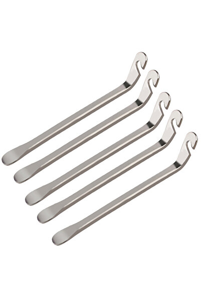 Choice1 5 قطع من أدوات فك إطارات الدراجات الهوائية، مصنوعة من الفولاذ المقاوم...