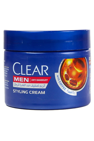 Clear Men Anti-Dandruff Hair Styling Cream with Coffee- 275ml