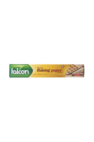 Falcon Baking Paper Non Sticky Grease Proof Paper Roll- 10m X 30cm