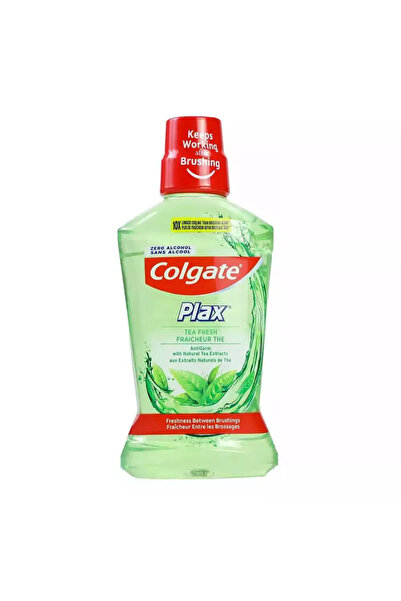 Colgate غسول الفم بلاكس برائحة الشاي المنعشة بعد تنظيف الأسنان - 500 مل