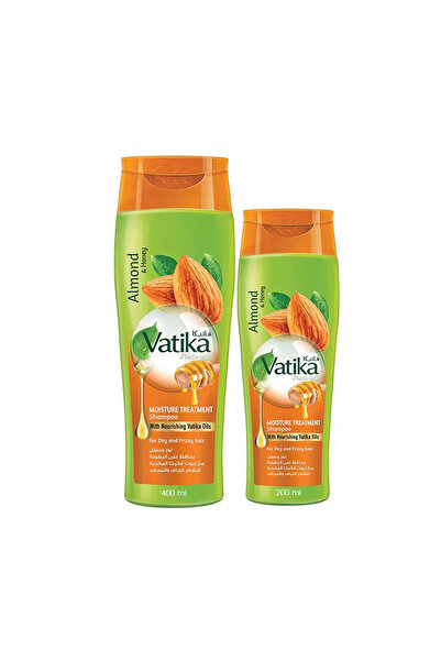 Vatika Almond and Honey Moisture Treatment Shampoo For Dry and Frizzy Hair- 4...