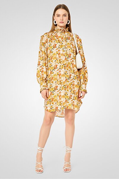 SANDRO Women Floral Print Mini Filipa Dress, Multicolor