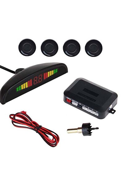 CFT طقم رادار سيارة مزود بشاشة LED X3 وأربعة حساسات ركن