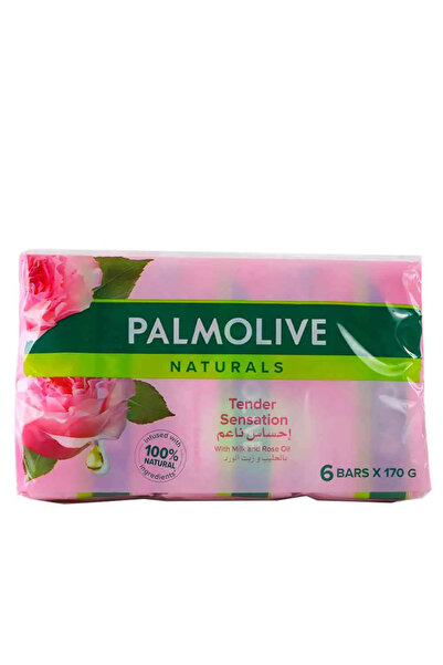 Palmolive صابون ناتشورالز تندر سينسيشن بالحليب وزيت الورد، غني بالمكونات الطب...
