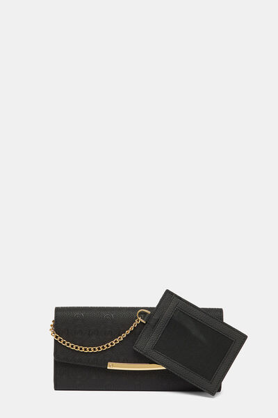 Vakko SİYAH MONOGRAM CÜZDAN