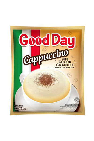 GOOD DAY Cappuccino Sachets With Chocolate Granule Instant Coffee Bag- 30X25gms