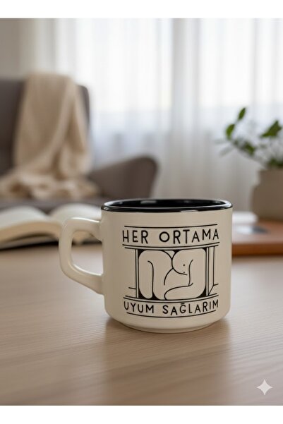 PALTO TASARIM I Adapt to Every Environment White Venus Mug - Gift Mug Cup