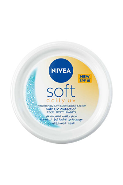 NIVEA Nives Soft Moisturizing Daily UV CreamWith SPF 15- 200ml