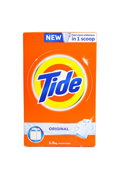 Tide مسحوق غسيل أوتوماتيكي، برائحة أصلية، مسحوق غسيل نظيف خالٍ من البقع، واشي