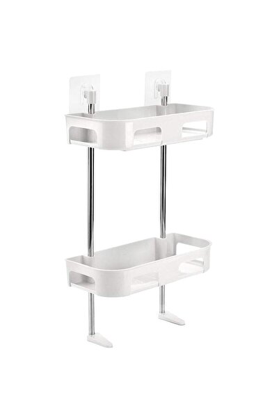 CSD Multifunctional storage shelf for the toilet 2 shelves 58 x30cm,