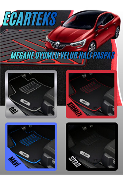 ECARTEKS PREMİUM QUALİTY CAR ACCESSORİES Ecarteks Renault Megane 4 Uyumlu Vel...