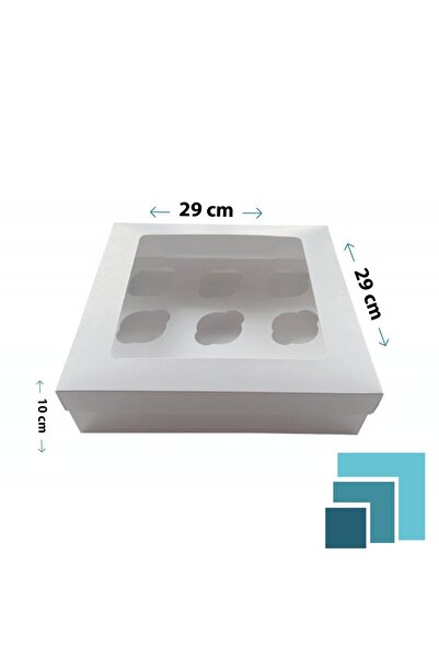 kutula 32 9 lu cupcake kutusu (5 adet)