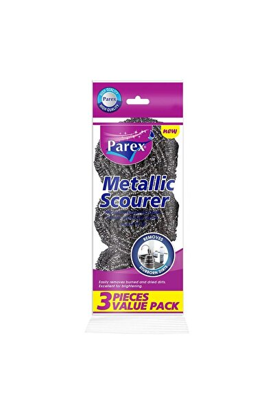 Parex Set of 9 x 3 Stainless Steel Spiral Sponges