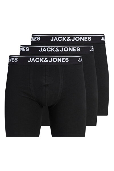 Jack & Jones Plus Size Solid Color 3-Pack Boxer Briefs - Henry