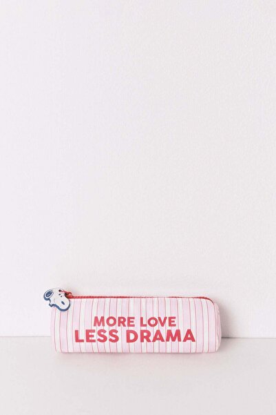 Women'secret حقيبة زينة صغيرة وردية اللون منفوخة بتصميم ميكي ماوس