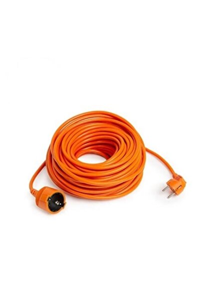 Icon Extension Cord EP10001-30 with Schuko Plug and Socket, 30m, Orange