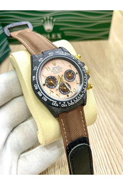 benon Rolex watch, carbon fiber, clean