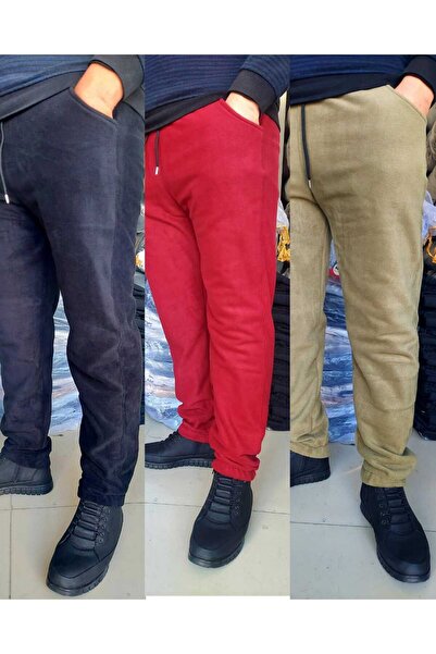 SURMARİ 3 Pieces Regular Unisex Winter Fleece Sweatpants