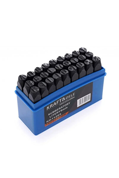 Kraft&dele Lettering punches, Kraft&dele, 27 pieces, KD11205