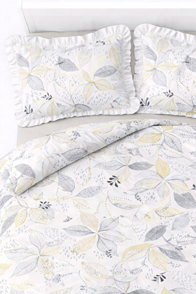 GÖRMEZ TEKSTİL Mekana Pamuk Naborana Bračni Mekana List - Set Navlaka za Popl...