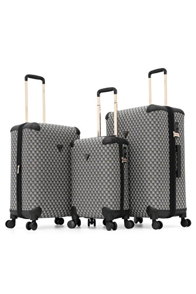 Guess 3-Piece Printed Softside Luggage Set with 360° Spinner Wheels