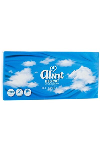 ALINT Set of 12 x 100 Alint Facial Wipes, Delicate, 2 Layers