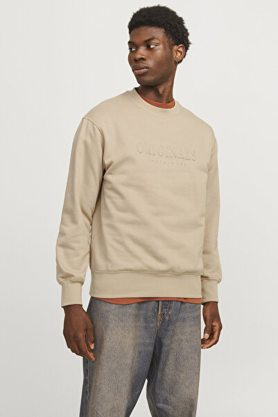 Jack & Jones Jack&Jones Erkek Sweatshirt 12265756 HUMUS