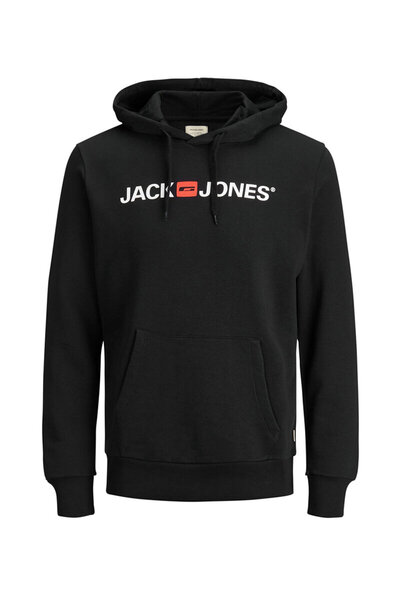 Jack & Jones Hanorac negru pentru bărbați - 12137054   Hanorac cu logo vechi ...