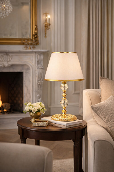 571 Store E Sersi̇ Rose Gold Floor Standing Fabric Headboard Table Lamp Lamp ...